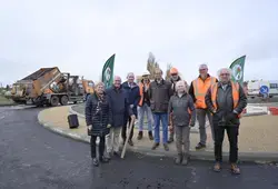 Un nouveau giratoire à la Suze-sur-Sarthe pour renforcer la sécurité