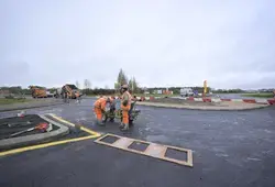 Un nouveau giratoire à la Suze-sur-Sarthe pour renforcer la sécurité