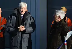 Inauguration d'un nouveau bâtiment technique à Sargé-lès-Le-Mans