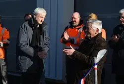 Inauguration d'un nouveau bâtiment technique à Sargé-lès-Le-Mans