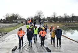 Le lac de Saint-Calais a été préservé et remis en eau