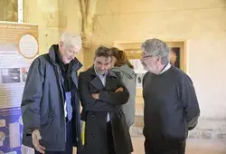 Un monument funéraire reconstitué à l’Abbaye Royale de l’Epau