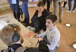 Un monument funéraire reconstitué à l’Abbaye Royale de l’Epau