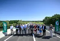 Mise en service du viaduc de l’Huisne Sarthoise et du barreau de Connerré