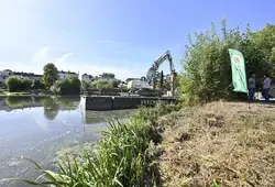Reconstruction du vannage du barrage à La Suze-sur-Sarthe
