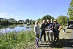 Reconstruction du vannage du barrage à La Suze-sur-Sarthe