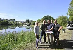 Reconstruction du vannage du barrage à La Suze-sur-Sarthe