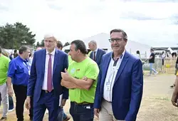 Inauguration de l'espace agricole de la Foire du Mans
