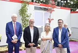 Inauguration de l'espace agricole de la Foire du Mans