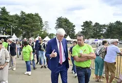 Inauguration de l'espace agricole de la Foire du Mans