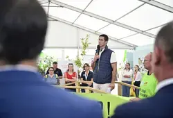Inauguration de l'espace agricole de la Foire du Mans