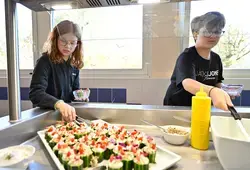 Un repas concocté par des chefs-restaurateurs pour les collégiens sarthois