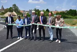 Inauguration du nouveau giratoire de Coulans-sur-Gée