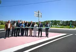 Inauguration d’un nouveau giratoire au Bailleul 