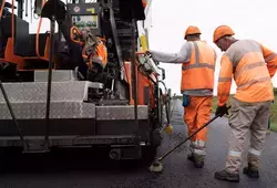 Travaux d’enrobés sur la Rocade du Mans