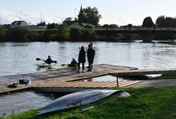 À Sablé-sur-Sarthe, inauguration de la base nautique canoë-kayak