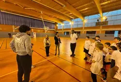 Des jeunes du Monfort sport basket ont rencontré des joueurs du MSB