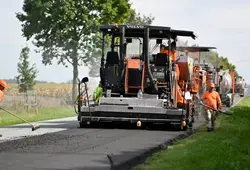 RD338 à La Bazoge : travaux d'enrobés du 23 au 27 mars
