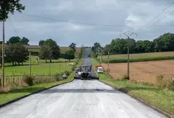 Travaux de renforcement sur la RD 306 entre Le Lude et La Flèche
