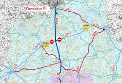 Fresnay-sur-Sarthe : Travaux d’enrobés sur le giratoire (RD338 – RD310)