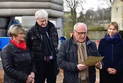 Pose de la première pierre de l’Ehpad de Montfort-le-Gesnois