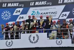 Podium 24 heures karting : Masters