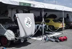 Les stands et le paddock