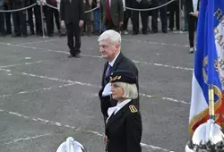 Passation de commandement chez les pompiers