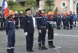 Passation de commandement chez les pompiers