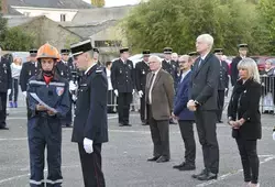 Passation de commandement chez les pompiers