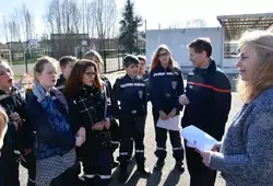 À la découverte des éléments de sécurité du collège.