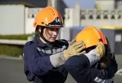 Les cadets de la sécurité civile du Lude en manœuvre