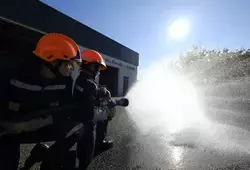 Les cadets de la sécurité civile du Lude en manœuvre