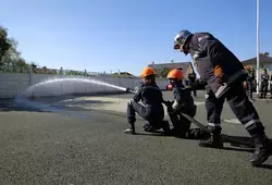 Les cadets de la sécurité civile du Lude en manœuvre