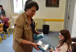 Remise de dictionnaires et chèques collèges à Sillé-le-Guillaume