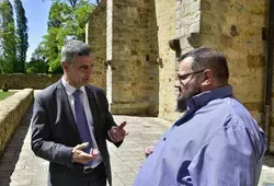 Daniel Chevalier a rendu visite aux organisateurs