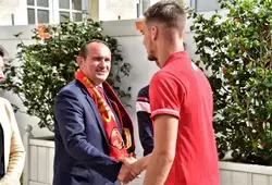 Emmanuel Franco a félicité les joueurs au nom du Département
