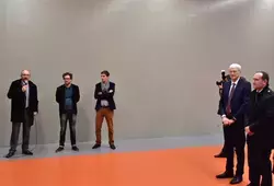 Les élus ont visité la Maison des associations de Trangé, bâtiment BEPOS.