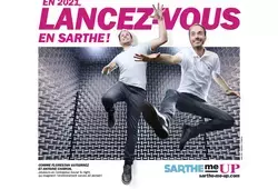 Visuels des ambassadeurs "Lancez-vous en Sarthe !"