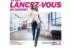 Visuels des ambassadeurs "Lancez-vous en Sarthe !"