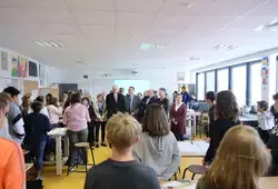 Le collège Henri Lefeuvre d'Arnage inauguré