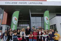 Le collège Henri Lefeuvre d'Arnage inauguré