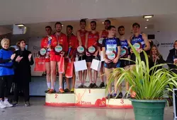 Cross Ouest-France -  Podium relais As hommes