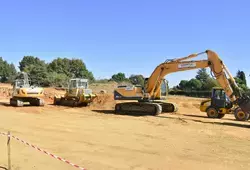 Première pierre de la nouvelle usine E4V
