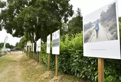 L'exposition photos à l'écluse de Solesmes/Juigné-sur-Sarthe