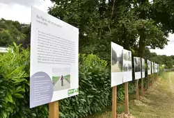 L'exposition photos à l'écluse de Solesmes/Juigné-sur-Sarthe