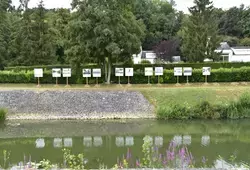 L'exposition photos à l'écluse de Solesmes/Juigné-sur-Sarthe