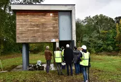 Le poste de commande du barrage automatisé de Saint-Georges