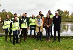 Les agents du service hydraulique du Département