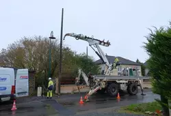 Le chantier d'enfouissement de Saint-Ouen-en-Belin en images
